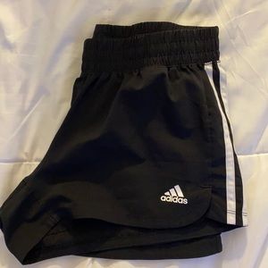 Black adidas shorts
